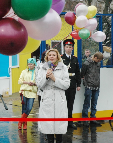 На открытии новой площадки На открытии новой площадки