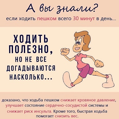 О пользе ходьбы О пользе ходьбы